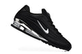 Nike Black and Silver Plated-Detail Sneakers