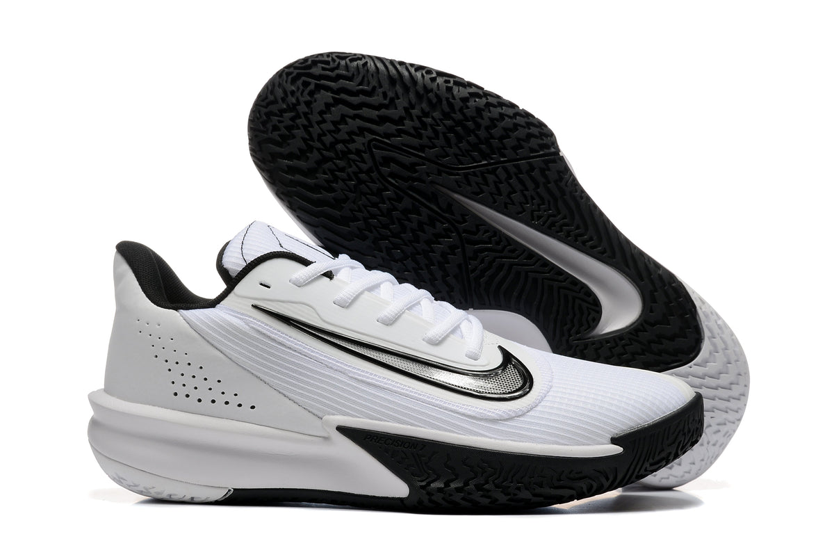 Nike Precision 7 Basketball Shoes White Black