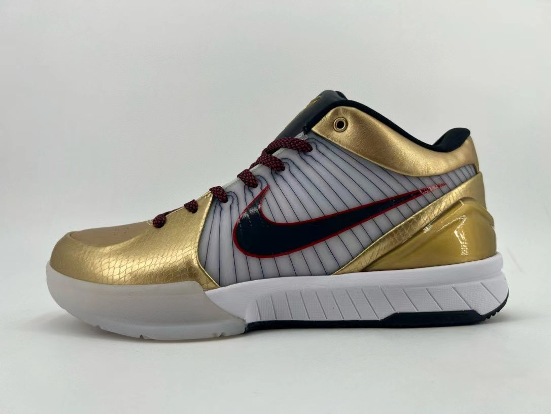 Nike Kobe 4 Protro Sneakers Gold White 344335-141