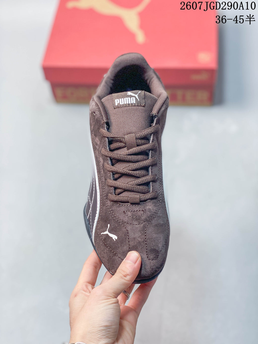 Puma Catch Soleil SD Brown Low-Top Sneakers 402681-11