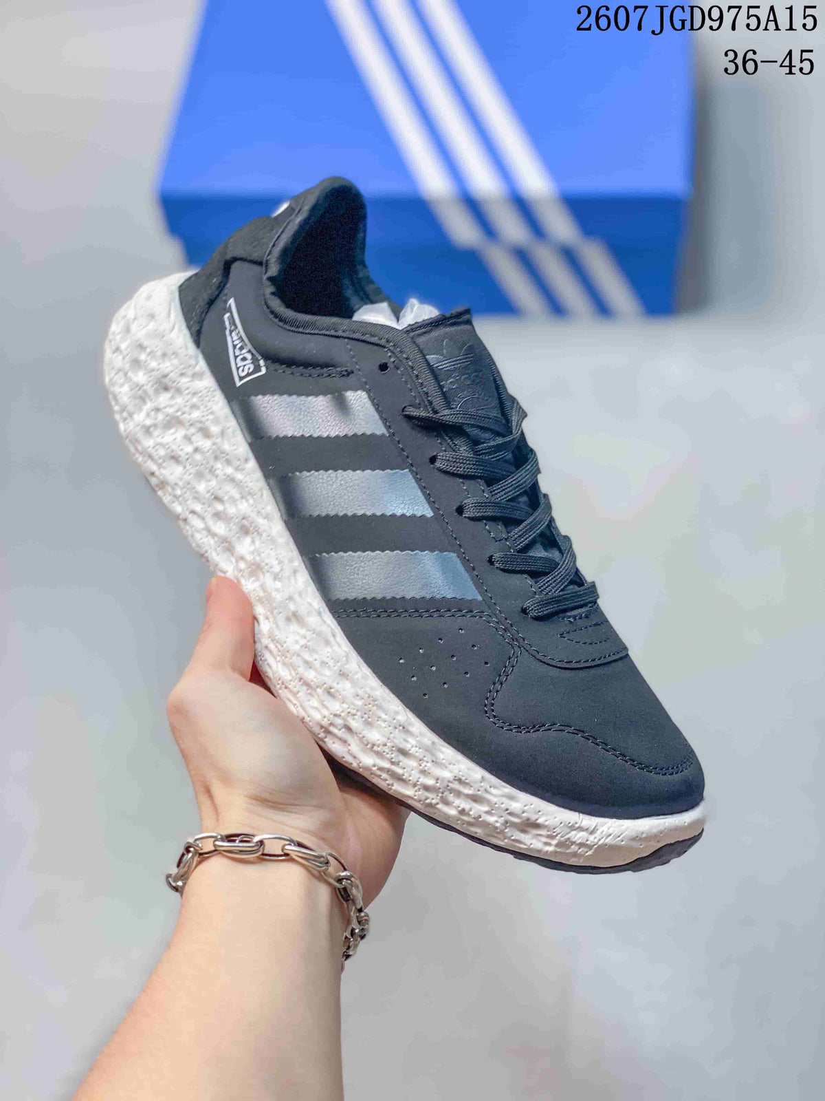 Adidas Originals Zponge Low-Top Sneakers Black White IH0977