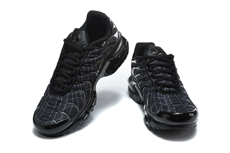 Nike Air Max Plus Black and Silver Sneakers