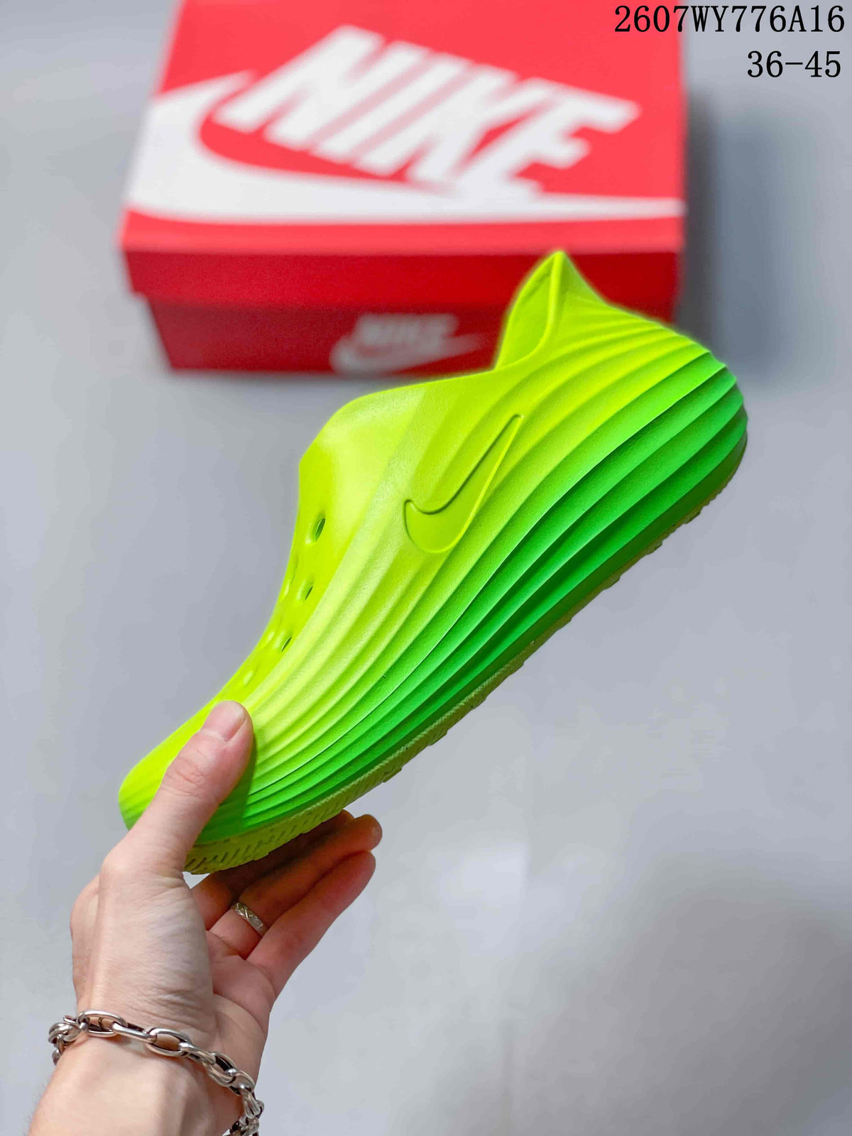 Nike ReactX Rejuven8 Clogs Neon Green 2607WY776A16
