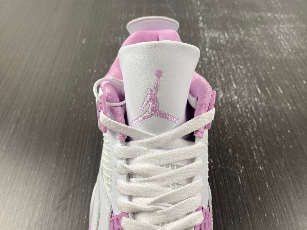 Jordan Air Jordan 4 Retro White and Pink Sneakers CT8527-116