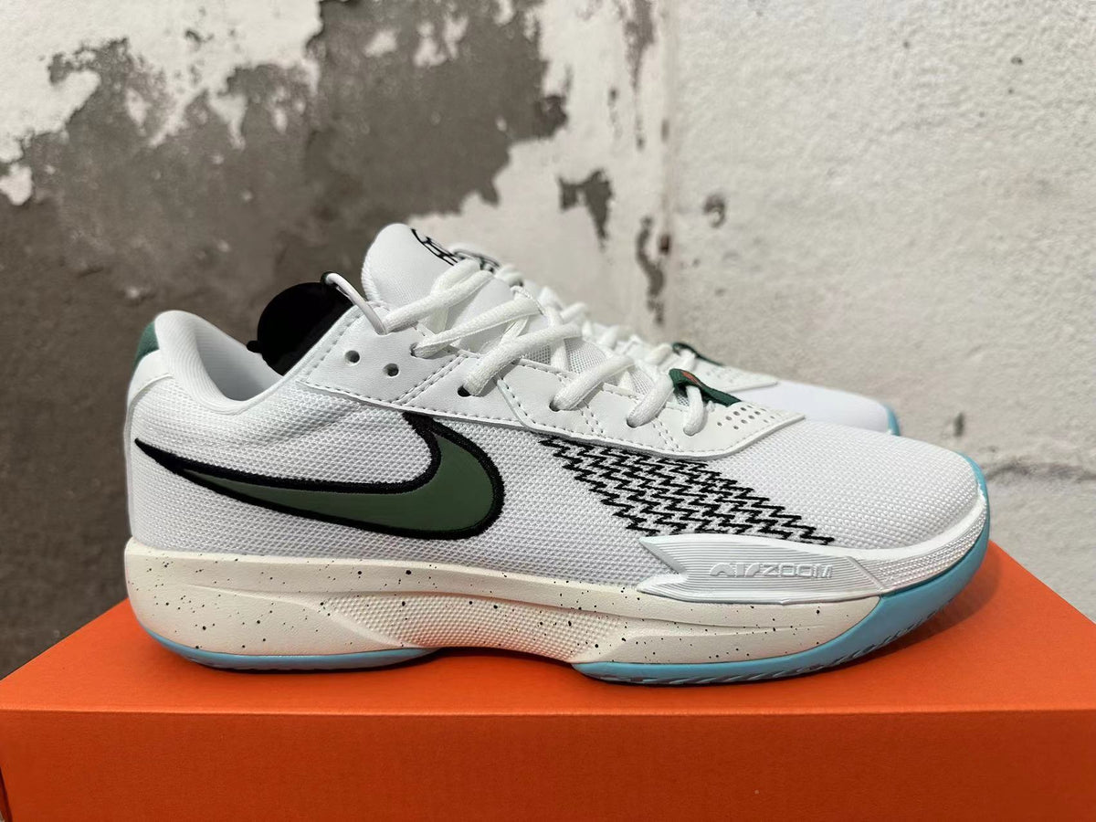 Nike G.T. Cut Academy Basketball Shoes, White and Green