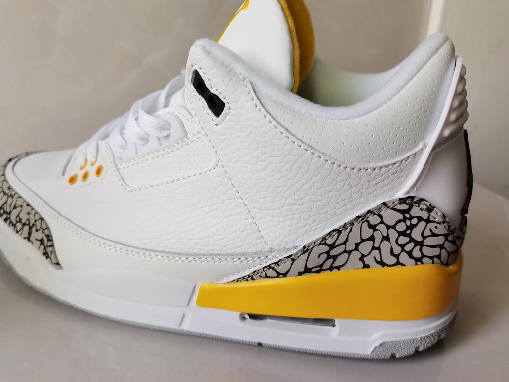 Jordan Air Jordan 3 Retro White Yellow Sneakers