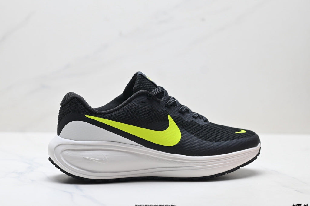 Nike Revolution 8 Running Shoes, Black and Volt
