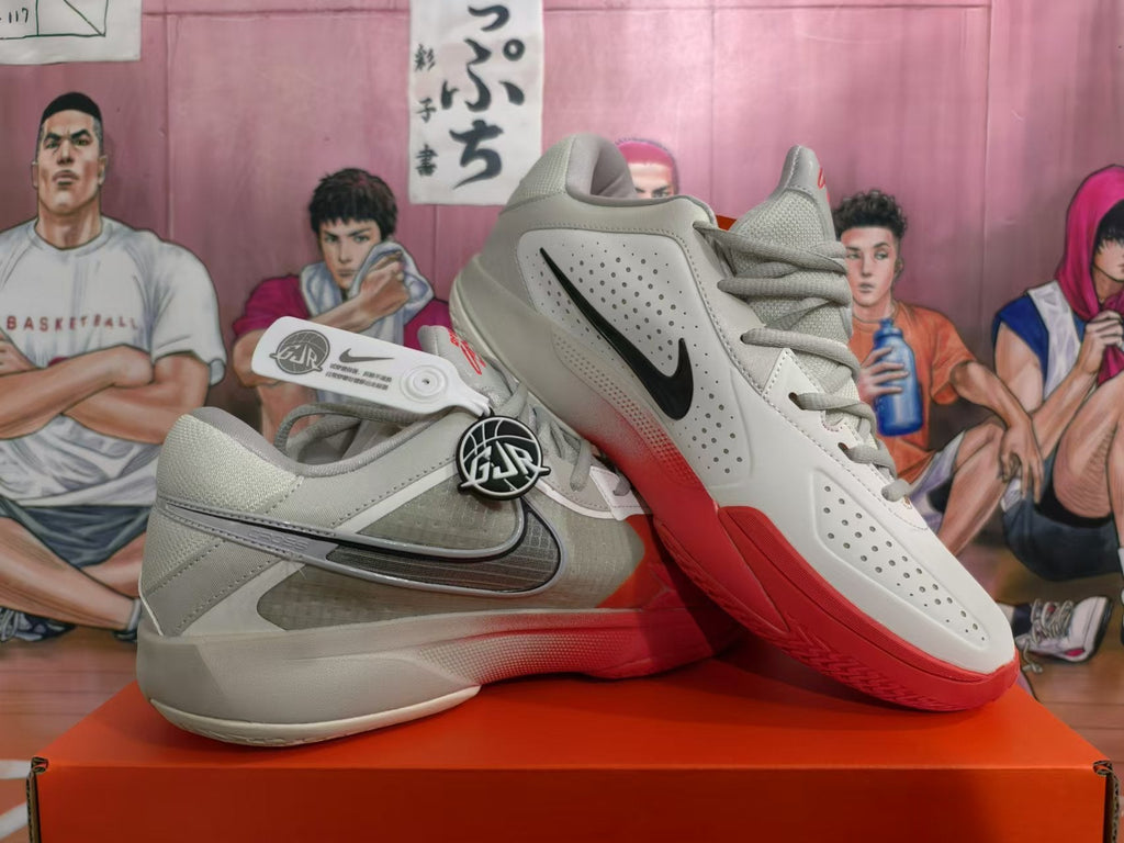 Nike Ja 2 Basketball Shoes White Gray Red