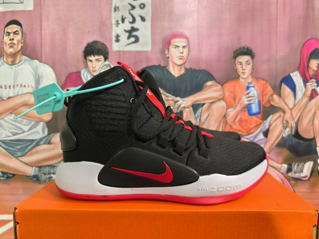 Nike Hyperdunk X Black and Red Basketball Shoes