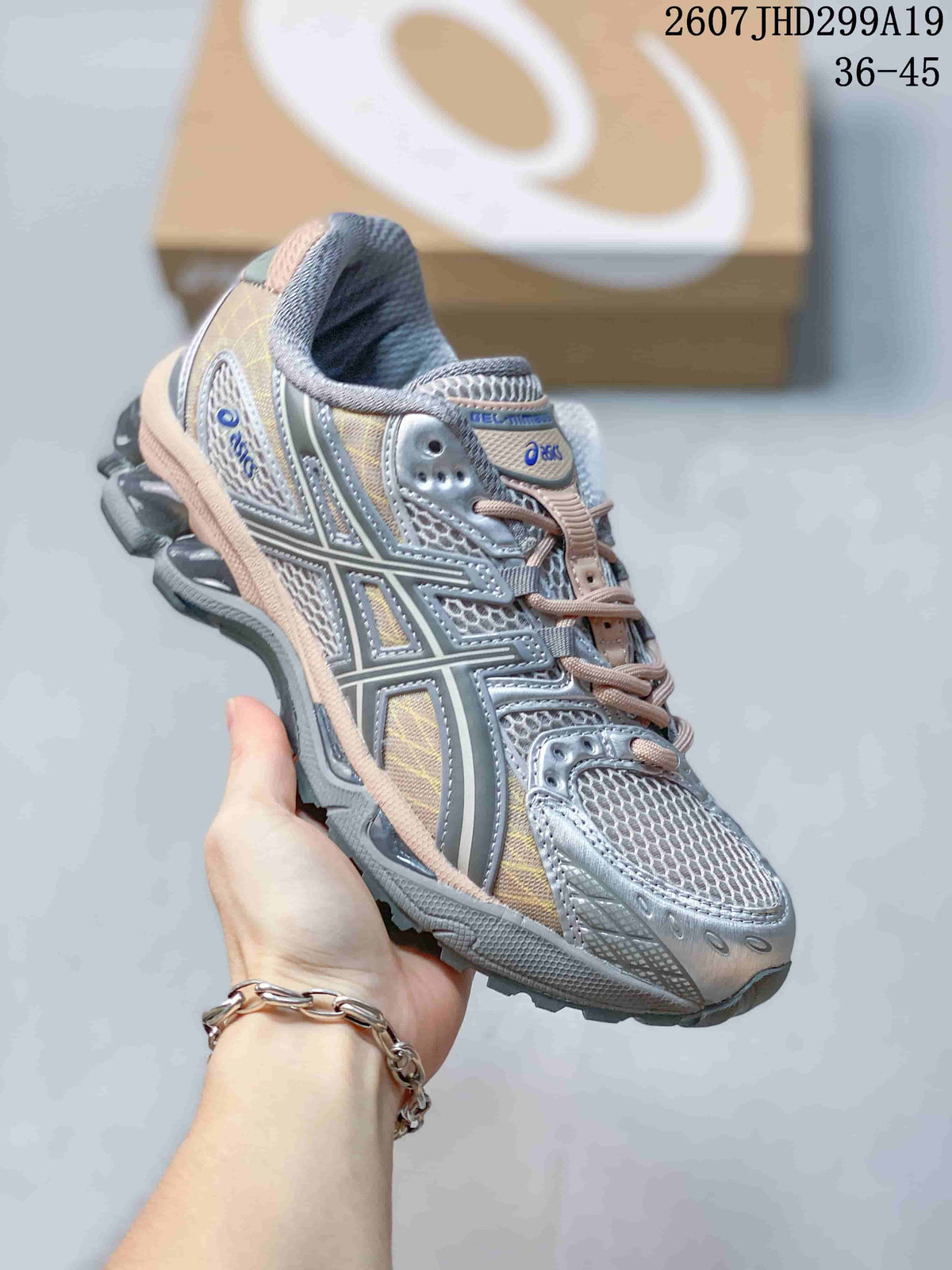 ASICS Gel-Nimbus 10.1 Sneakers Silver Peach 2607JHD299A19