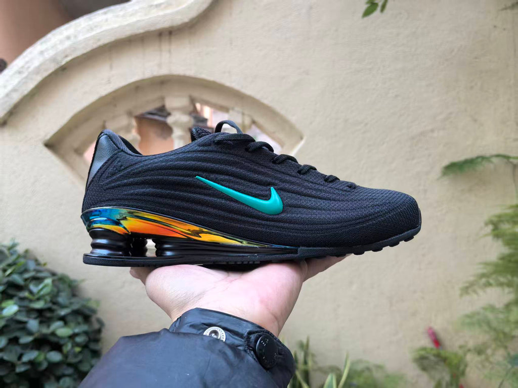 Nike Shox-Style Low-Top Sneakers with Spring Heel