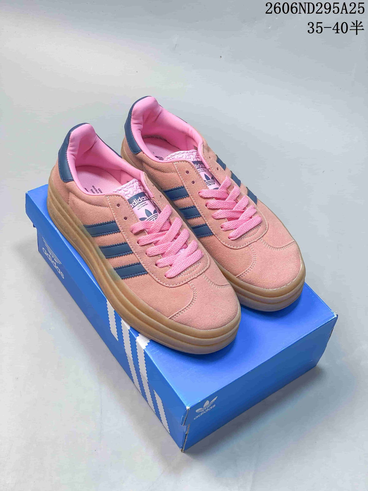 Adidas Originals Gazelle Bold W Pink Navy Gum Sneakers