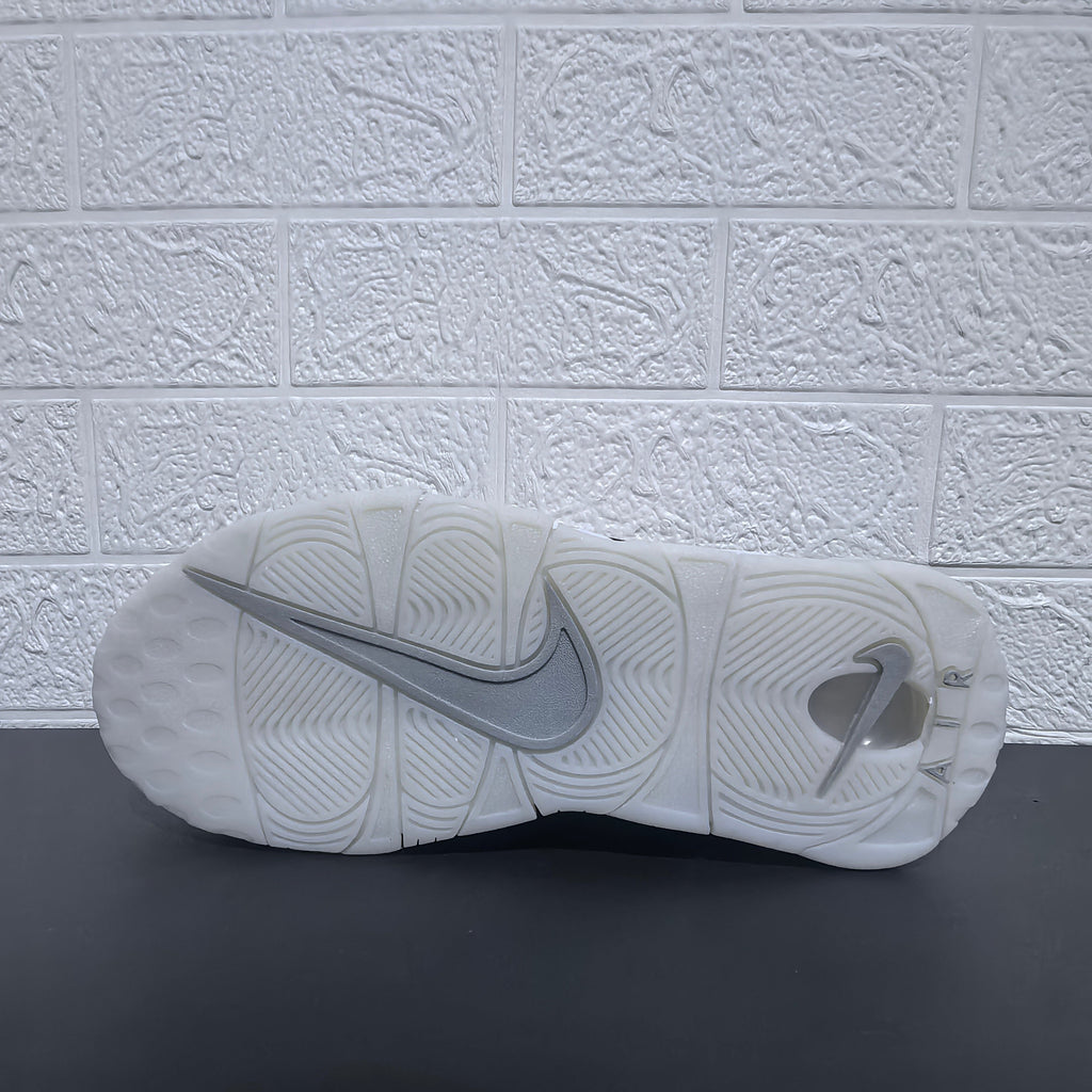 Nike Air More Uptempo Donut Sneakers in White and Pink