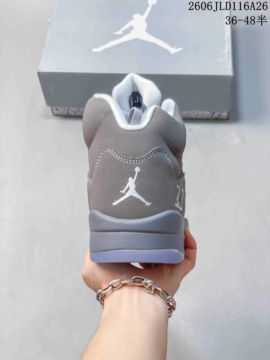 Jordan Air Jordan 5 Retro High Grey Sneakers