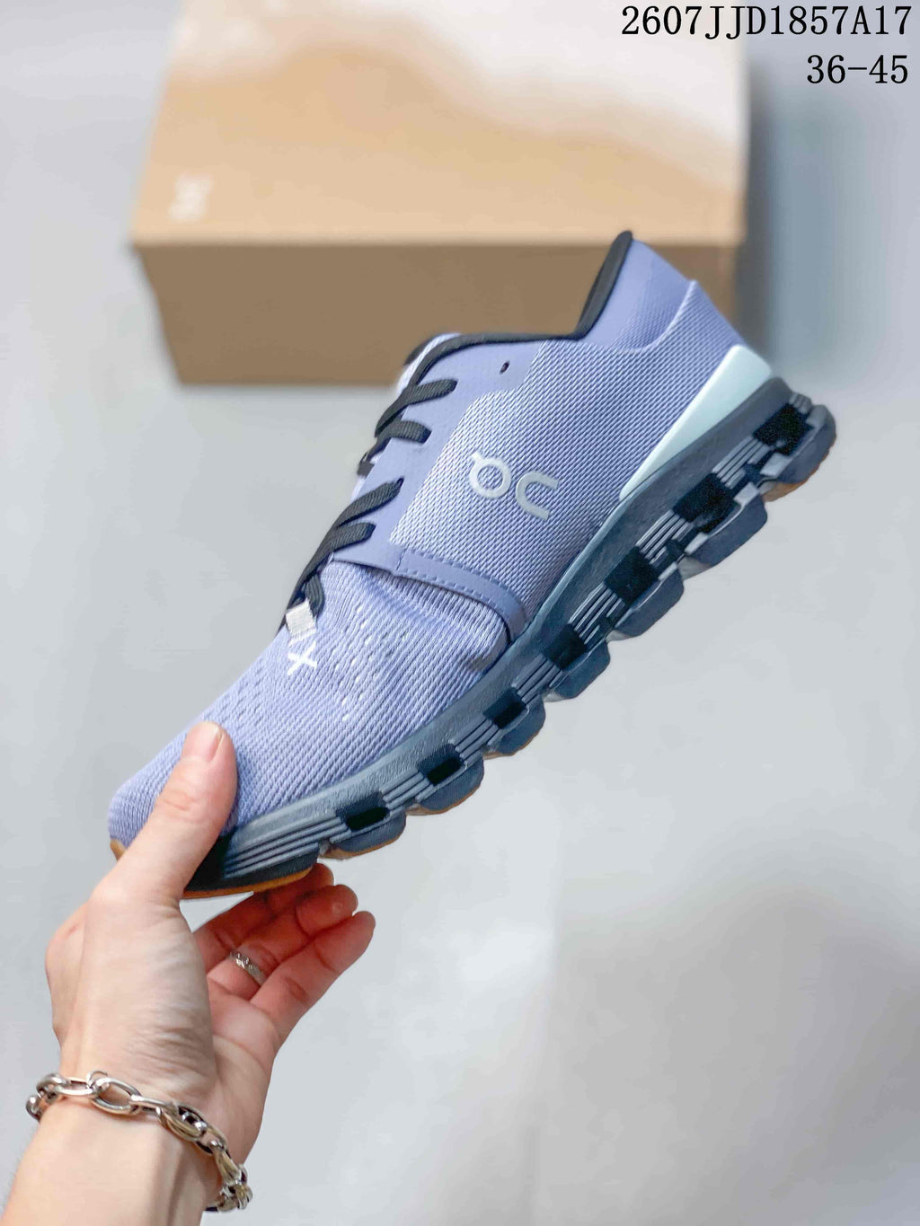 On Cloud X 4 Sneakers Lavender Grey 2607 JJD1857A17