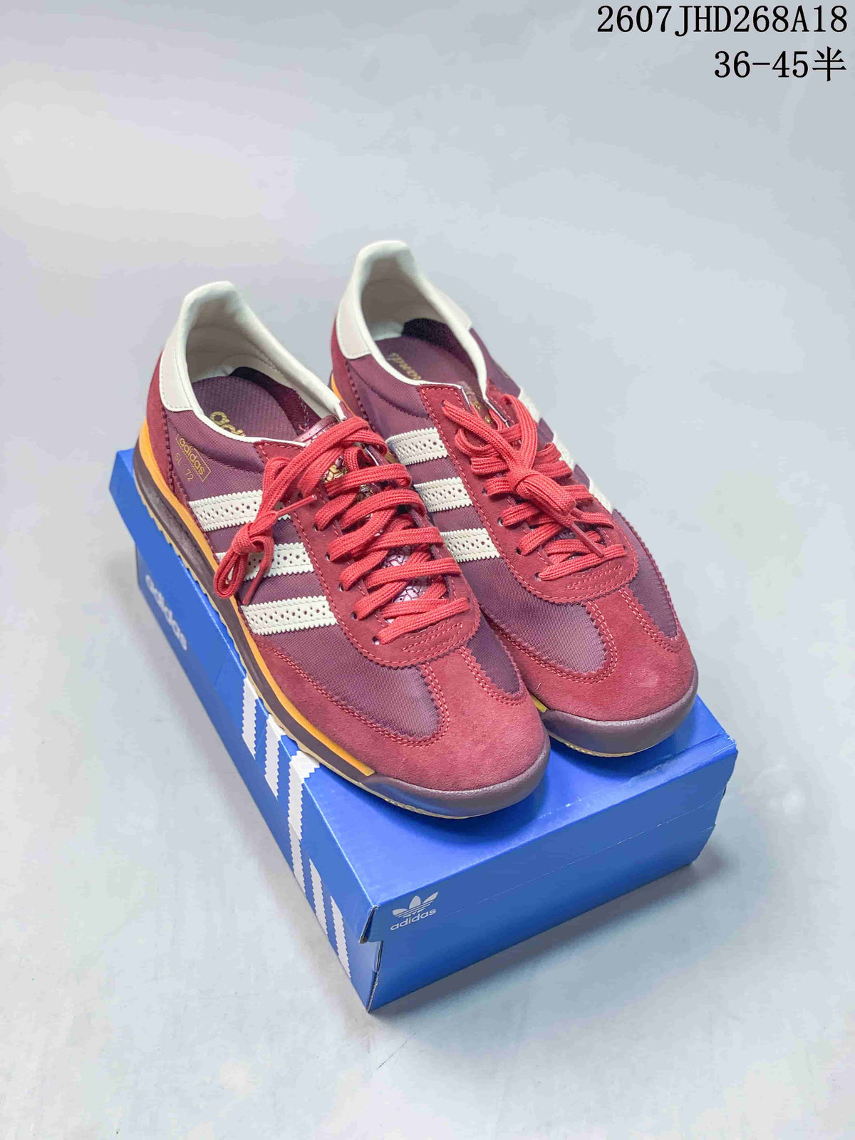 adidas Originals SL 72 Bob Marley Sneakers Burgundy