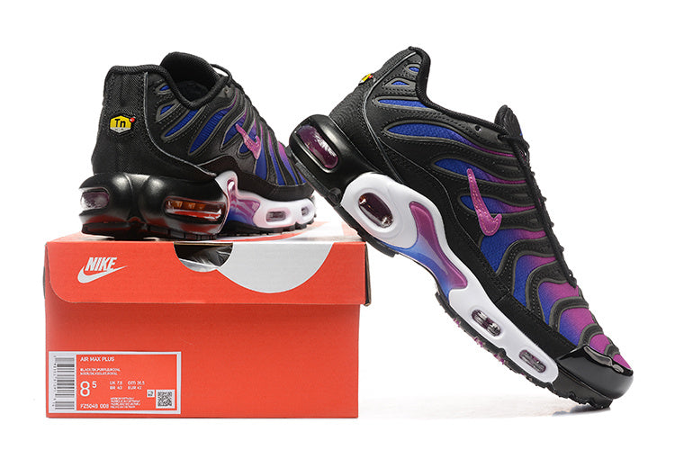 Nike Air Max Plus Black Pink and Blue Sneakers