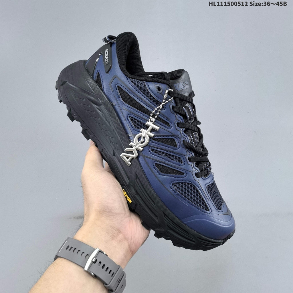 HOKA Mafate Speed TS Low Trail Running Shoes, Navy
