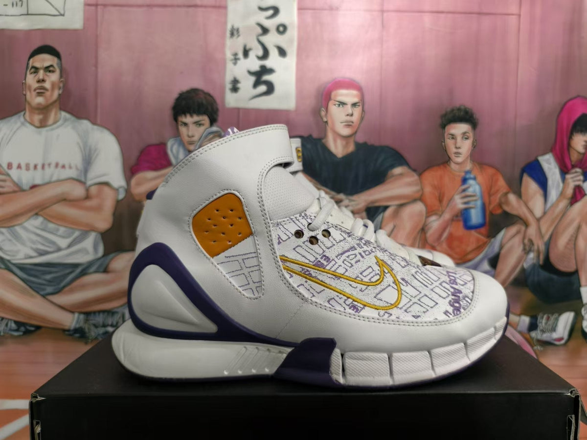 Nike Kobe 4 Protro Sneakers White Purple Gold