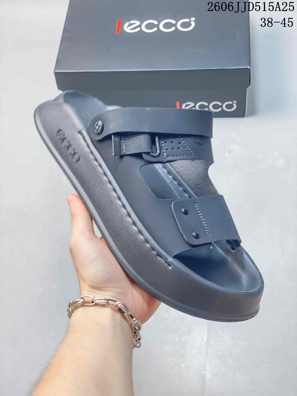 ECCO 2606JJD515A25 Dark Gray Sport Sandals