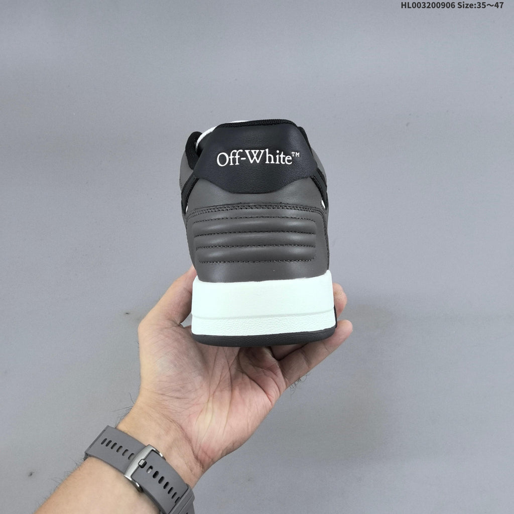 Off-White Out of Office Sneakers in Grey, White and Black