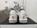 Nike White and Red Basketball Sneakers