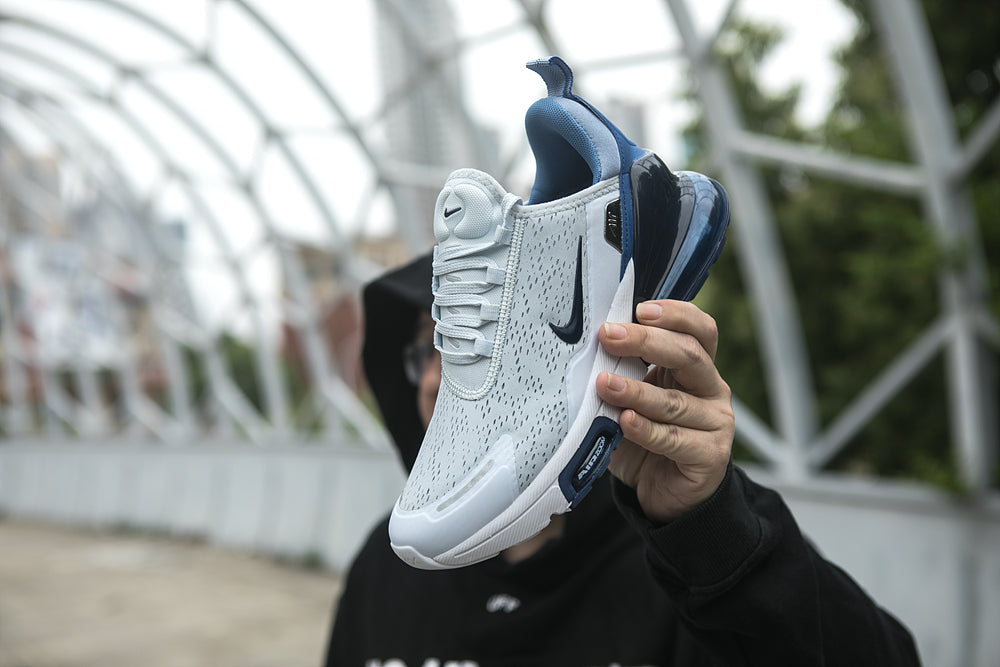 Nike Air Max 270 Sneakers White and Blue IO9883-007