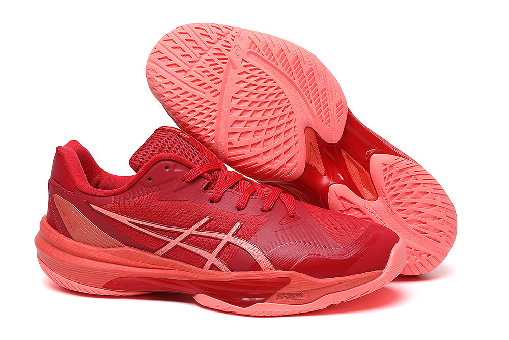 ASICS Red Court Shoes