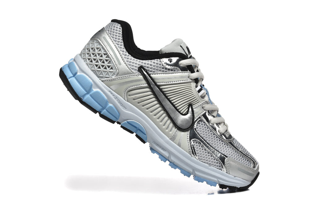 Nike Vomero 5 Silver and Light Blue Sneakers
