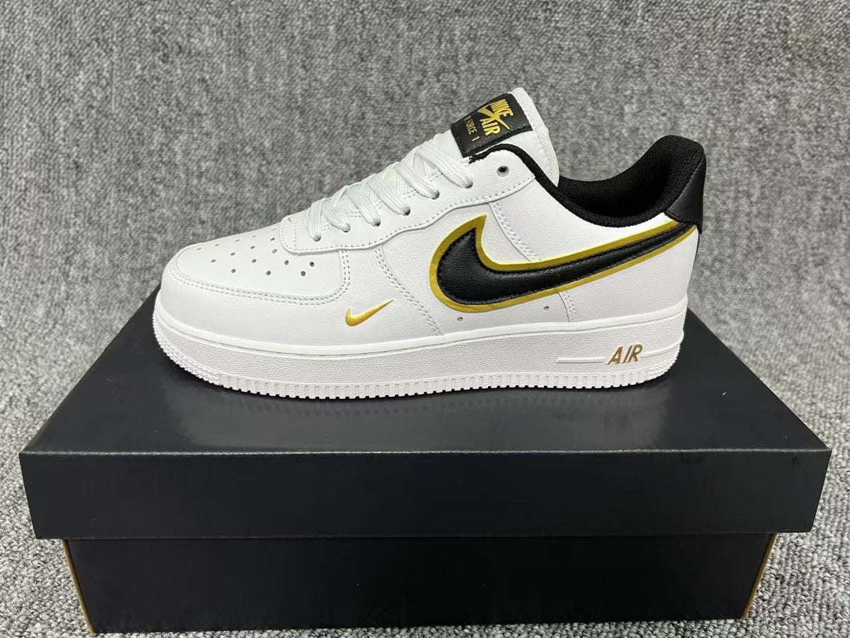 Nike Air Force 1 Low White Black Gold DA8481-100