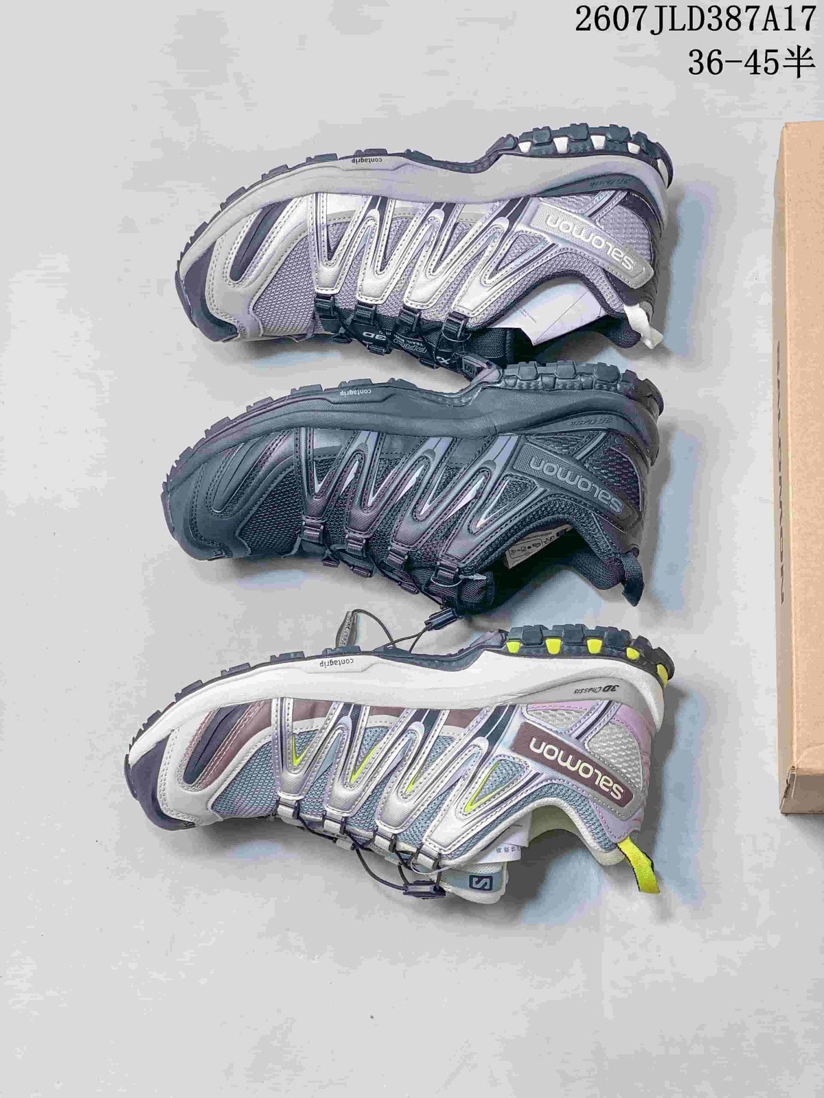 Salomon XA PRO 3D Trail Sneakers Silver and Black 2607JLD387A17