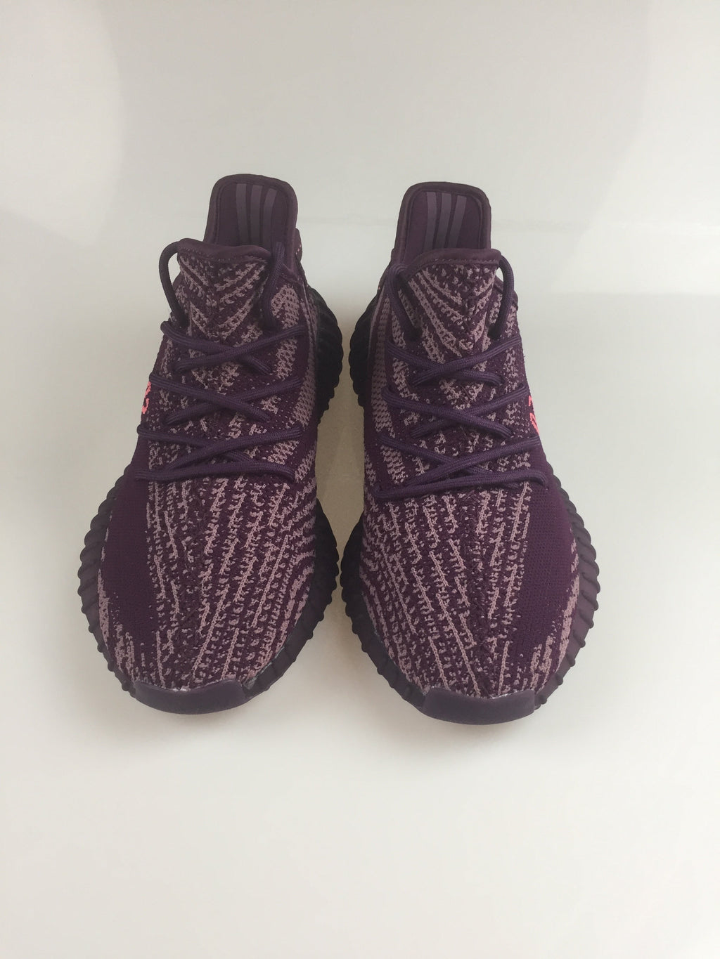 Yeezy 350 V2 Knit Sneakers in Black and Beige
