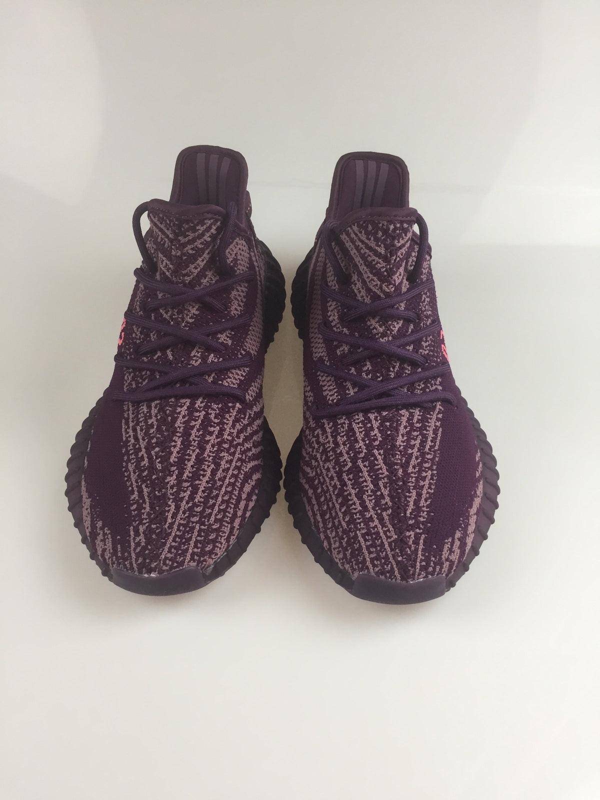 Yeezy 350 V2 Knit Sneakers in Black and Beige