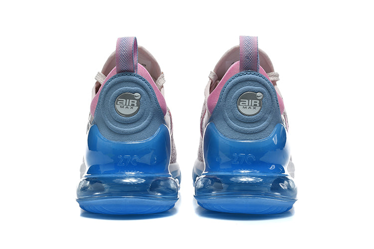 Nike Air Max 270 Sneakers in White, Pink and Blue