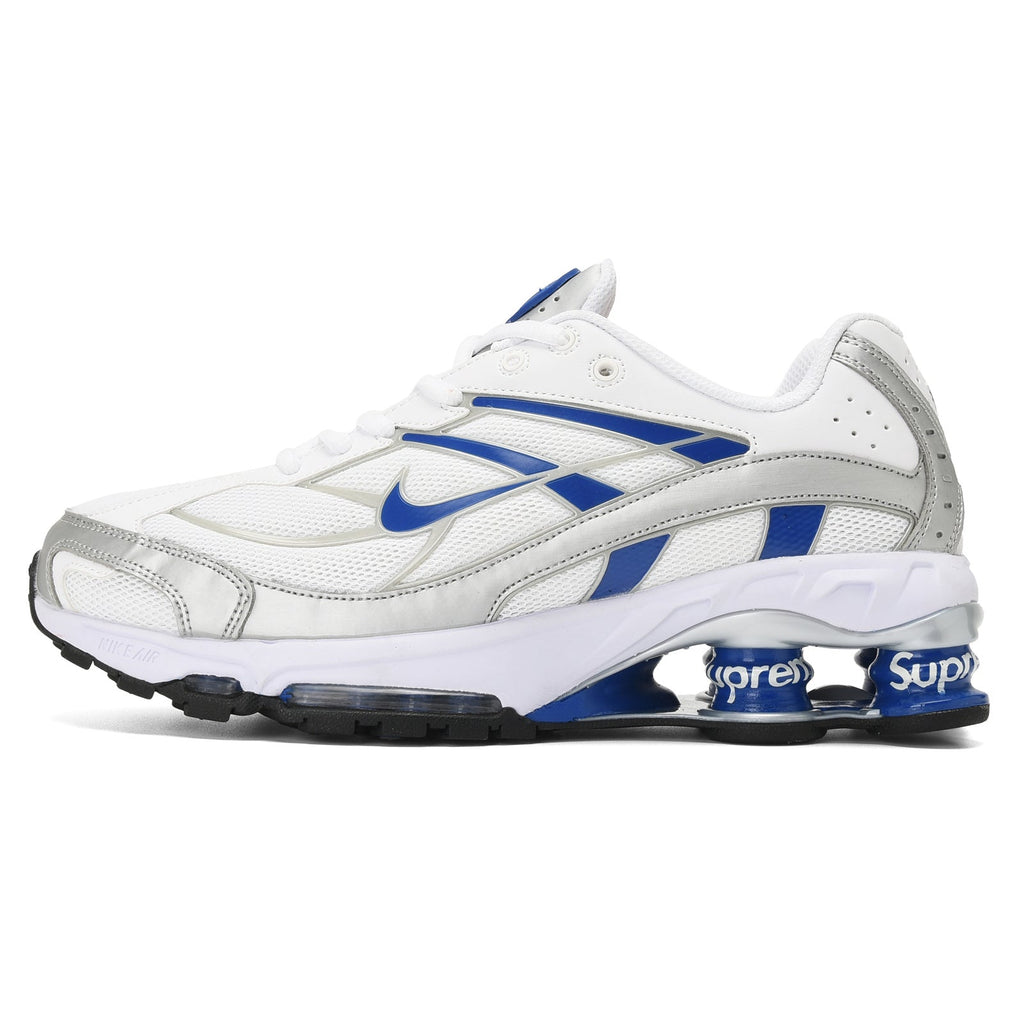 Nike Shox Ride 2 Sneakers in White, Gray and Red