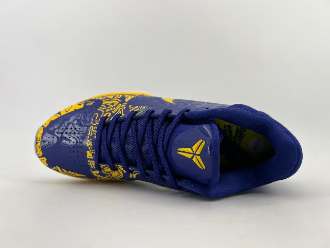 Nike Kobe 5 Protro Basketball Shoes Blue Gold CD4991-400