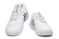 ASICS White and Black Court Sneakers