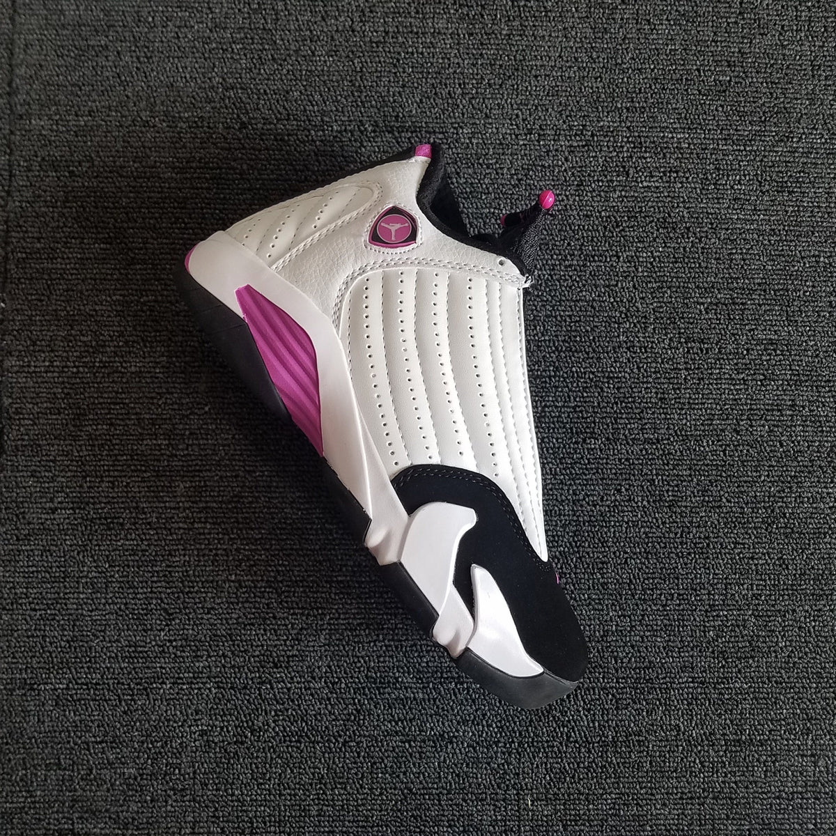 Jordan 14 Women's White Pink High-Top Sneakers