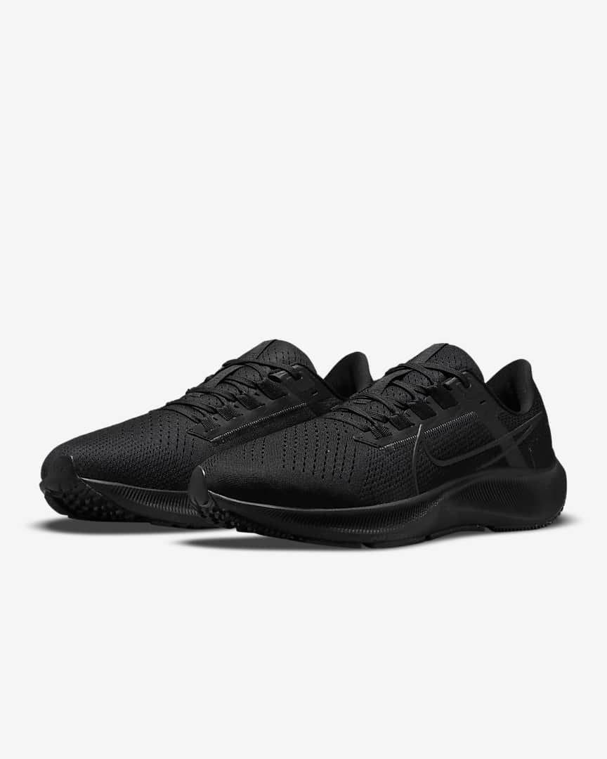 Nike Air Zoom Pegasus 38 Running Shoes, Black CW7356-001