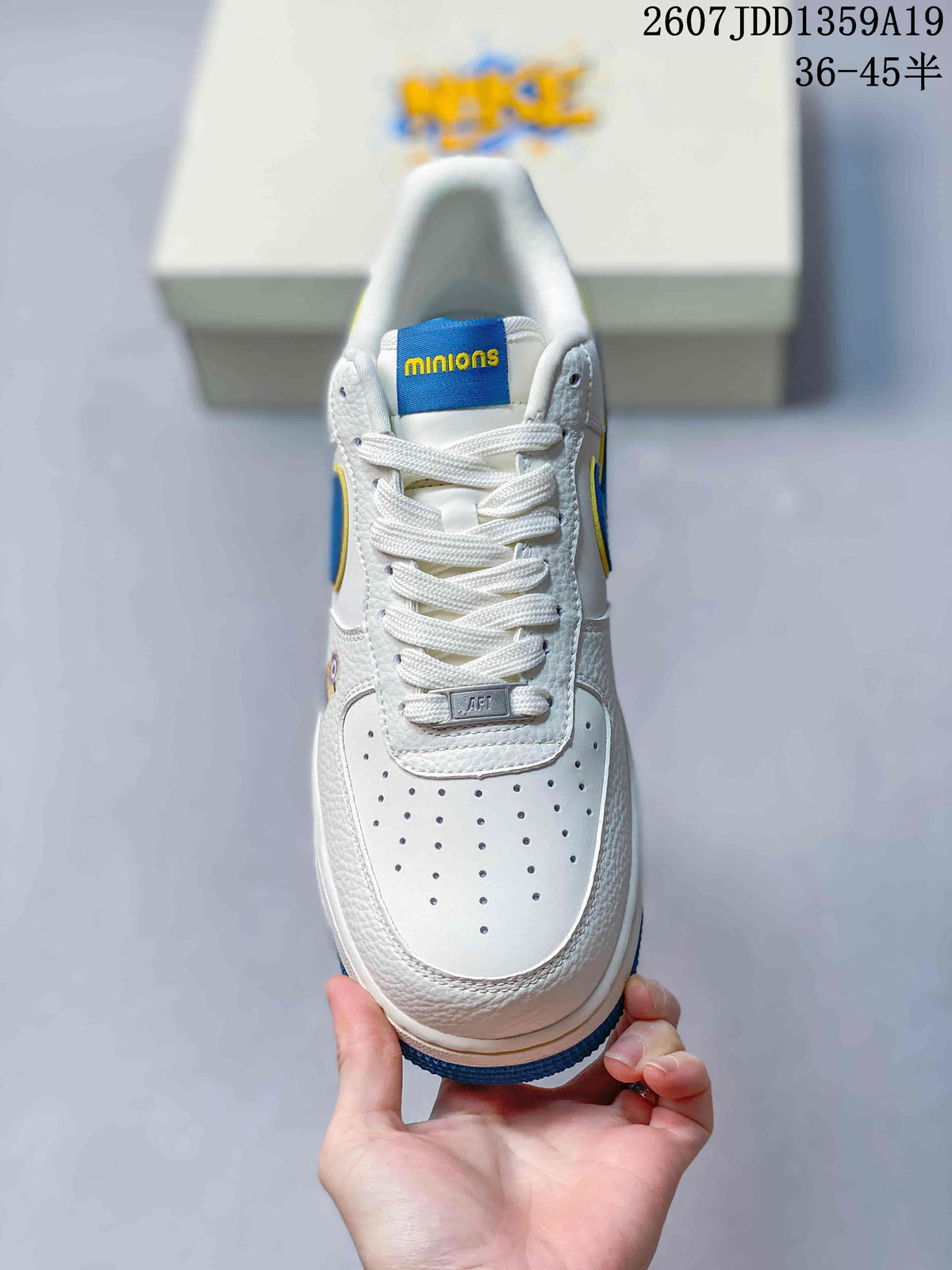 Nike Air Force 1 Low Minions White Blue Sneakers