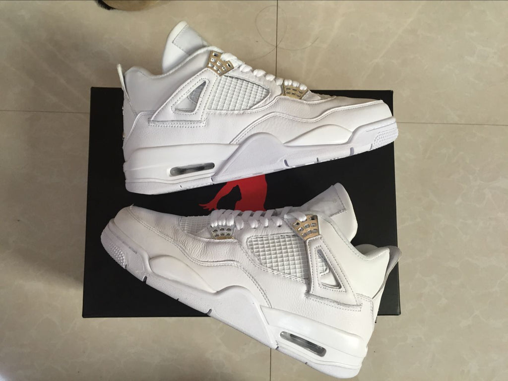Jordan Air Jordan 4 Retro White High-Top Sneakers