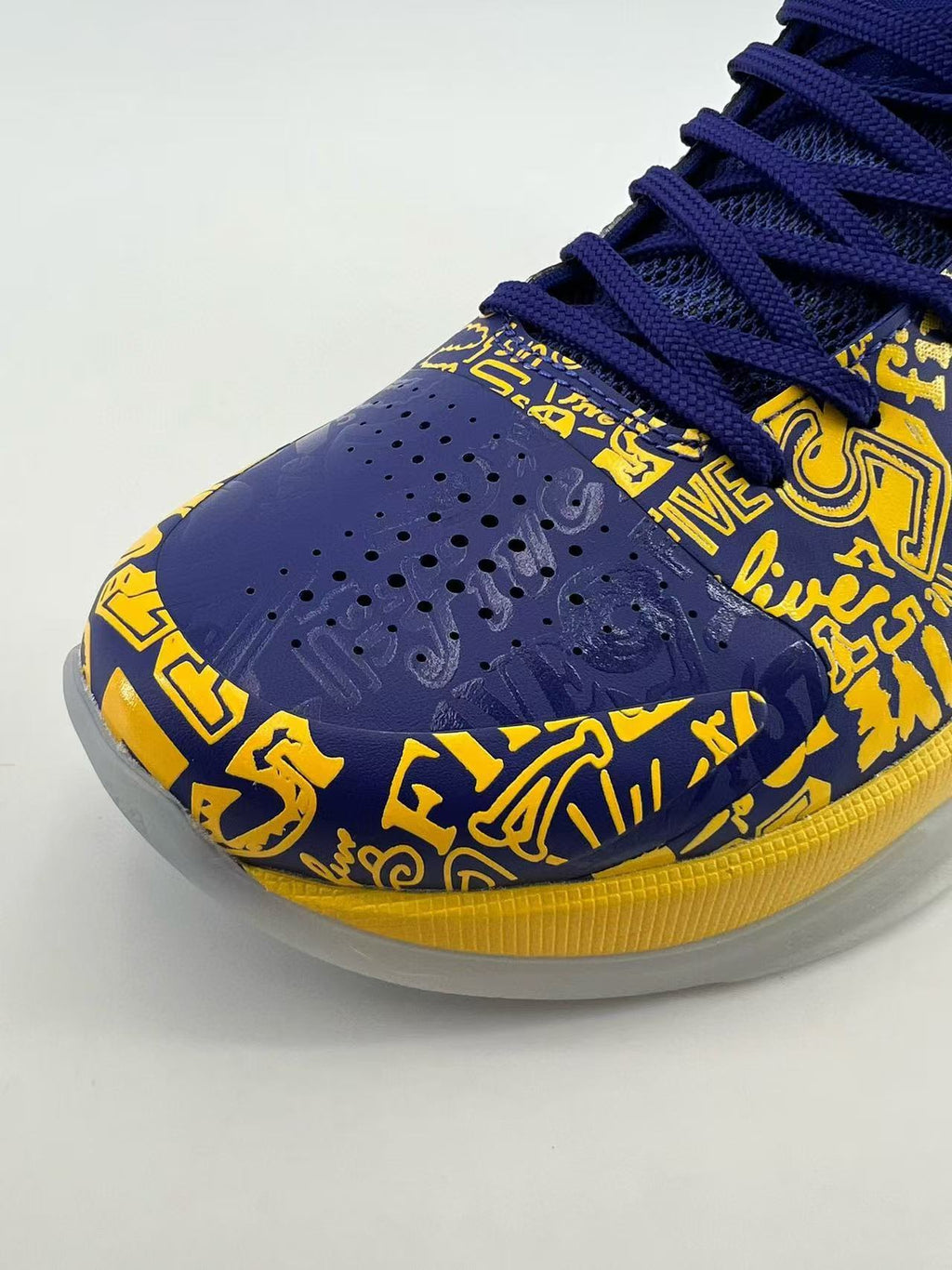Nike Kobe 5 Protro Basketball Shoes Blue Gold CD4991-400