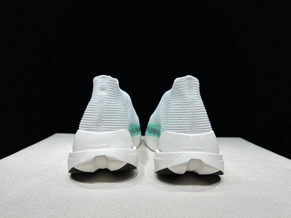 On Cloudboom Strike LS Running Shoes White Light Green