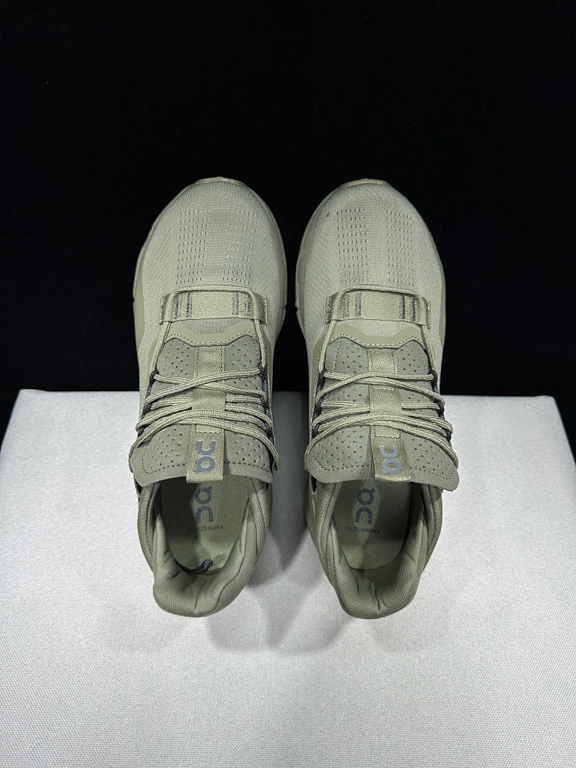 On Cloudnova 2 Sneakers in Olive Green