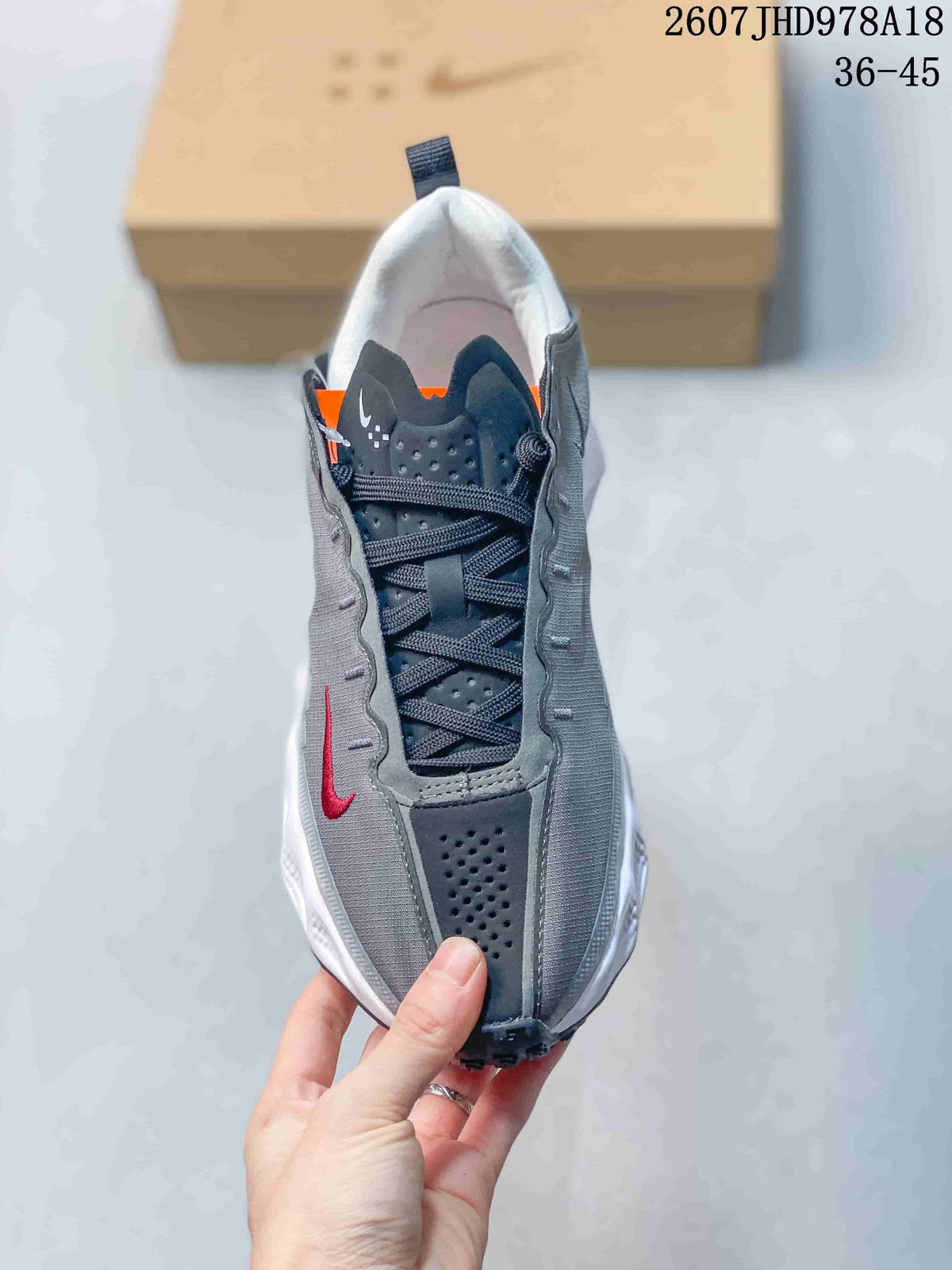 Nike Ava Rover HS Sneakers Gray White Red 2607JHD978A18