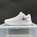 Nike White and Purple Sneakers