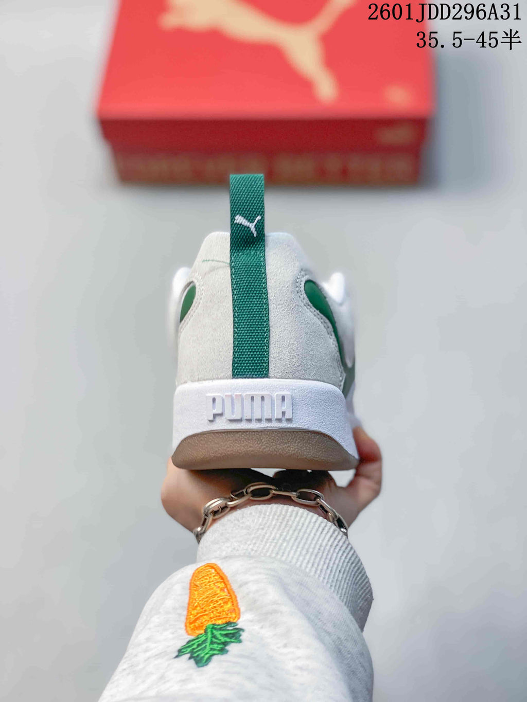 PUMA 180 Sneakers White Green 2601JDD296A31
