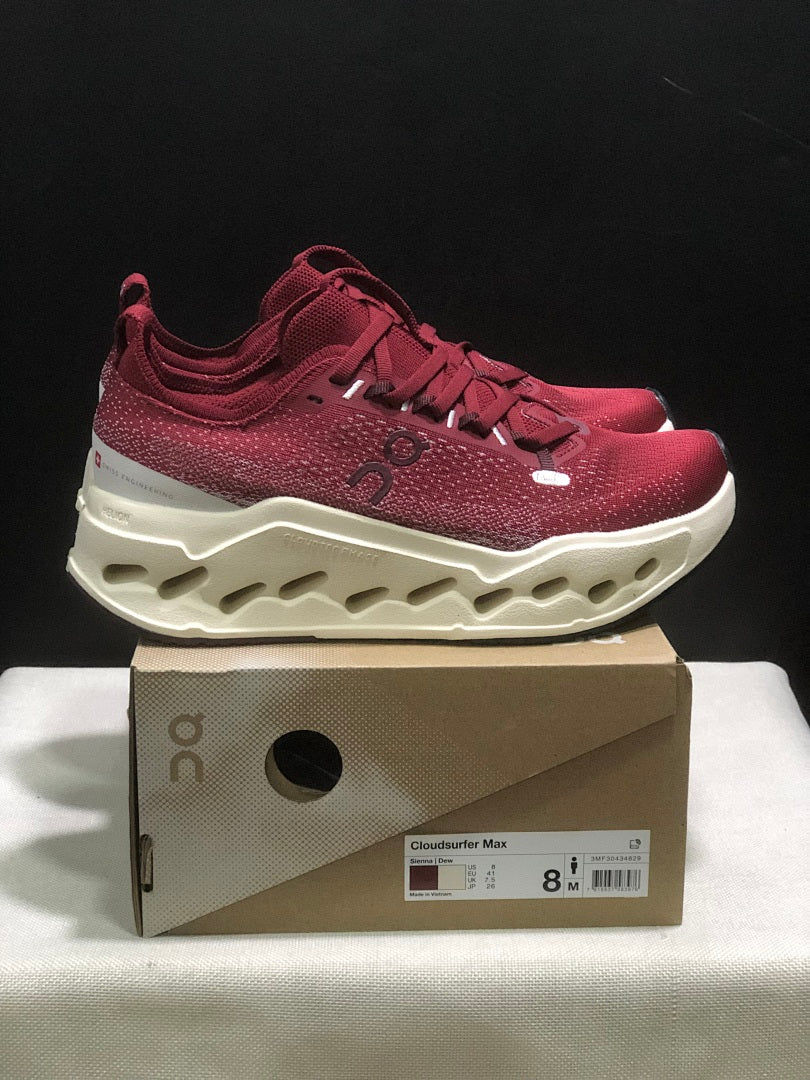 On Cloudsurfer Max Sneakers Burgundy