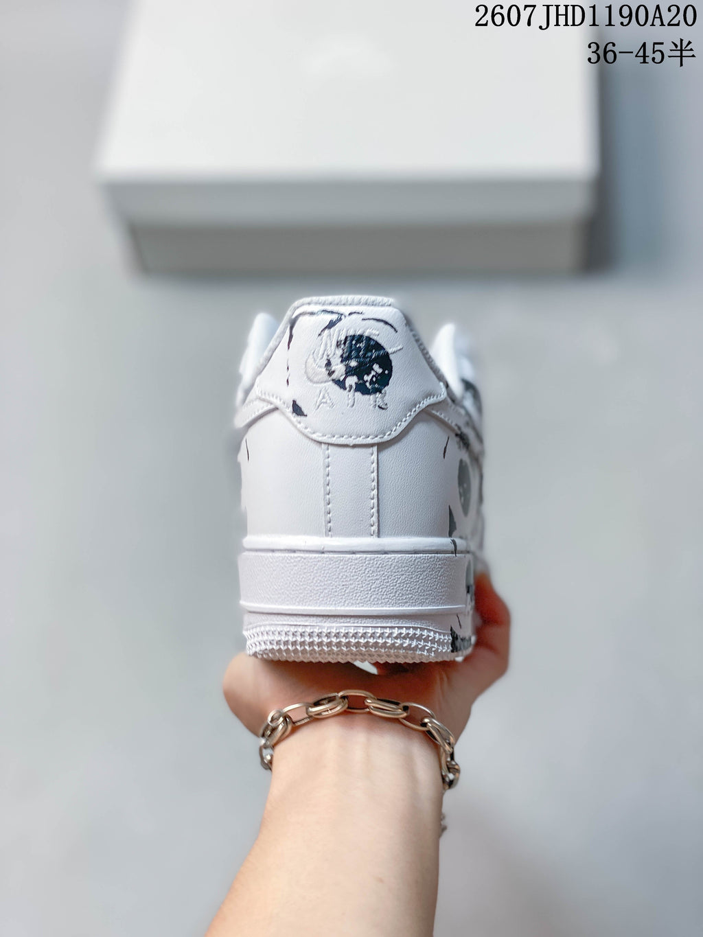 Nike Air Force 1 '07 Low White Graphic Sneakers 2607 JHD1190A20