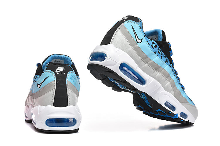 Nike Air Max 95 Blue Leopard Print Sneakers